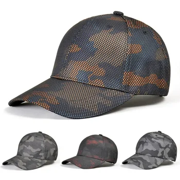 În aer liber Camuflaj Șapcă de Baseball pentru Bărbați Tactice Camo Mesh Pălării Respirabil Militare de Vânătoare Snapback Hat New Camionagiu Sport Capace