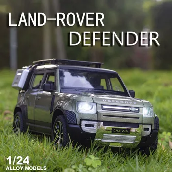 1:24 Land Rover Defender SUV Jucărie Aliaj Masina de turnat sub presiune Vehicul Jucărie din Metal Model de Masina de Simulare de Colectare de Jucării Pentru Copii Cadouri A269