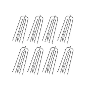 15 buc Oțel Inoxidabil Cortina Pleater Banda Cârlige Traversa Pleater Clip 4 Dinți Draperii Pinch Încreți Cârlige