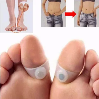 1Pair Gaură Singur Deget Inel Unisex Masaj Inele de Silicon Slăbire Picior Deget Inelul Corective Inel de Picior Pentru Picior de Îngrijire a Sănătății Instrumente