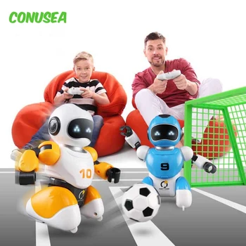 2 BUC Inteligent Rc de Fotbal pentru Roboți Roboți de Învățământ la Distanță de Control Inteligent Robotizate de Încărcare Usb de Jucarie Meciuri de Fotbal Cadou pentru Copii