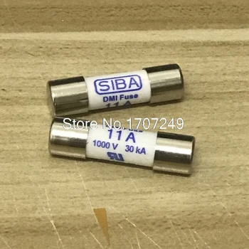 2 buc/lot SIBA 11A 1000V/30KA 10x38mm 5019906.11 Ceramice DMI Siguranță înlocuit BUSSMANN DMM-B-11A 11A 1000V pentru Fluke multimetru