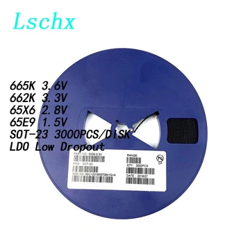 3000BUC/Disc SMD LDO XC6206P332MR 662K 3.3 V/3,6 V/3,0 V/2.8 V/1.5 V SOT23