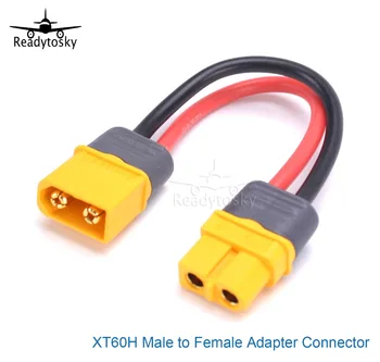 Adune XT60 XT60H de sex Masculin la Feminin Adaptor conector cu 14AWG Cablu Pentru RC Modulul acumulator Lipo