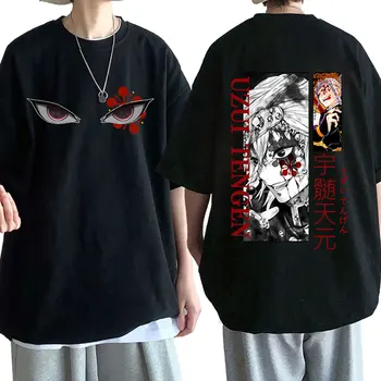 Anime Demon Slayer T-shirt Casual Barbati Femei Tengen Uzui Ochii Maneci Scurte Moda de Vara Tricou Supradimensionat Tricou Cosplay