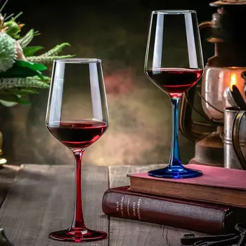 De înaltă Calitate de Sticlă Colorată Pahar de Vin, Pahare pentru Sampanie paharul de vin Whisky Cupa Cesti Vintage Bea Pocalul de Lux Set Bar
