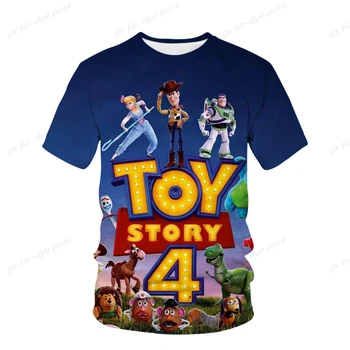 Disney 3D de Imprimare T-shirt Pentru Băieți și Fete, cele mai Recente Vara Toy Story-Haine Copii,Elegante, Topuri Tees Pentru Adolescenti