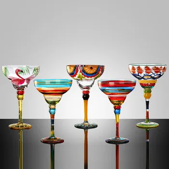 Handmade Colorate Cocktail Cupa Europei Cupa Cupa Cupa De Sampanie Creative Pahare De Vin Bar Petrecere Acasă DrinkWare Cadouri De Nunta