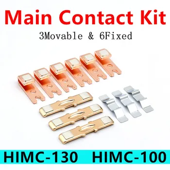 HIMC-130 Magnetic Contactor Kit de Reparare HIMC-110 AC Contactor Piese de Schimb Principale de Contact Kituri Statice și în Mișcare Contacte de Argint