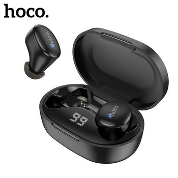 Hoco EW11 Adevărat Wireless Bluetooth V5.1 Cască de Control Tactil Auriculare Stereo Bass Casti de Încărcare Cutie Cu Microfon Pentru Android IOS