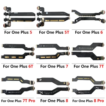 Incarcator USB Port Pentru Oneplus 5 5 6 7 7 T 8 8T 9 Pro 9R Nord N10 Dock Conector Mufă de Încărcare de Bord Flex Cablu Piese de schimb