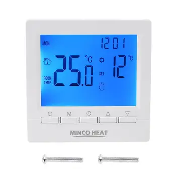 LCD Cazan de Gaz Termostat 3A Săptămânal, Programabil de Camera de Încălzire cu regulator de Temperatură 86x86mm ME83L de Înaltă Calitate și de Brand Nou