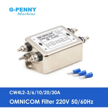 OMNICOM Filtru Comutator de Alimentare Filtru de 220v 50/60Hz CW4L2-3/6/10/20/30A-S Alimentare Wave Filter