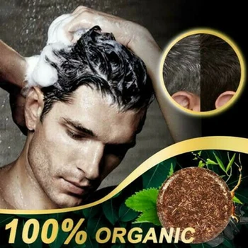Organice Naturale De Păr Întunecare Sampon De Plante Originale Balsam Shouwu De Colorare A Părului Sampon Pentru Cresterea Parului Săpun Manual