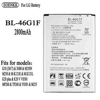 Original Capacitate acumulator BL-46G1F Baterie pentru LG K10 2017 M250 K20 Plus TP260 K425 K428 K430H Telefon Mobil Înlocuirea Bateriilor Bateria