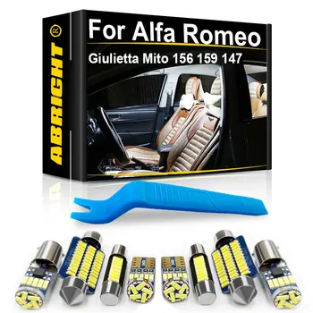 Pentru Alfa Romeo Giulia Stelvio Giulietta, Mito Brera GT, 147 156 159 166 Accesorii 1998-2020 2021 Car LED Lumina de Interior Canbus