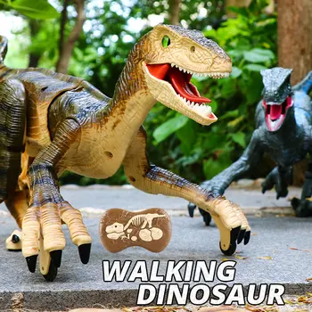 RC Dinozaur Raptor Jurassic Control de la Distanță Serpenti Velociraptor Jucărie Electrice de Mers pe jos Dino Dragon Cadouri Jucarii pentru Copii