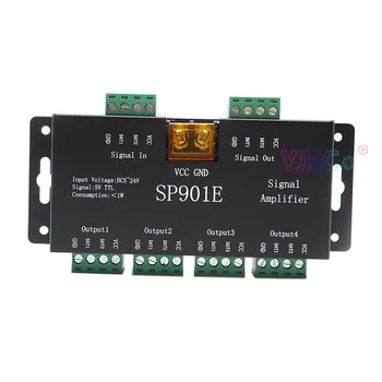 SP901E SPI Amplificator de Semnal Repetor pentru WS2812B WS2811 APA102 RGB LED Adresabile Pixel Benzi Programabile Matrice Panoul de Lumina