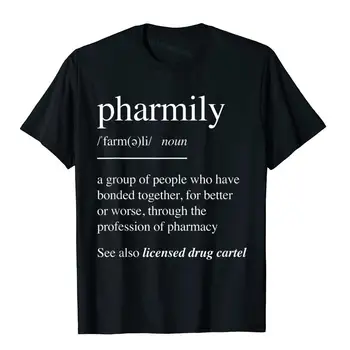 Tehnician Farmacie Tricouri Farmacistului Cadou Pharmily T-Shirt Montate Mens T Shirt Normcore Topuri & Tricouri Bumbac Hip Hop
