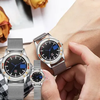 Top Brand de Lux Diamant Câteva Ceasuri Faimosul Brand de Femei Ceas Lady Iubitor de Argint Trupa Bărbați Cuarț Ceasuri de mana