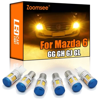 Zoomsee Canbus Pentru Mazda 6 GG GH GJ GL Sedan Hatch 2003-2020 Nu Hyper Flash Eroare Vehicul LED Lumina de Semnalizare Bec Indicator de